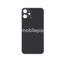 Rear Cover Black iPhone 12 Big Hole (No Logo)