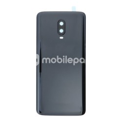 Back Cover Bright Black + Camera Lens Oneplus 6T