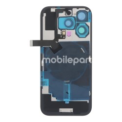 Rear Cover Black Titanium + Holder + Magnetism Ring iPhone 16 Pro No Logo