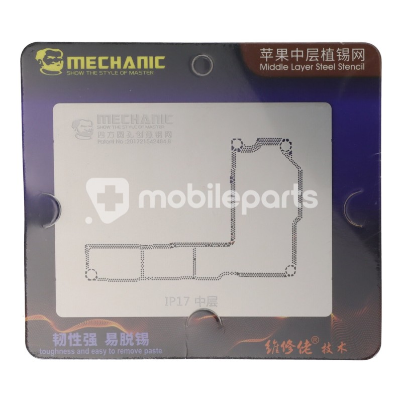 Mechanic Middle Layer BGA Reballing Stencil  iPhone 17