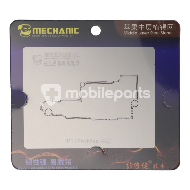 Mechanic Middle Layer BGA Reballing Stencil  iPhone 17 Pro Max