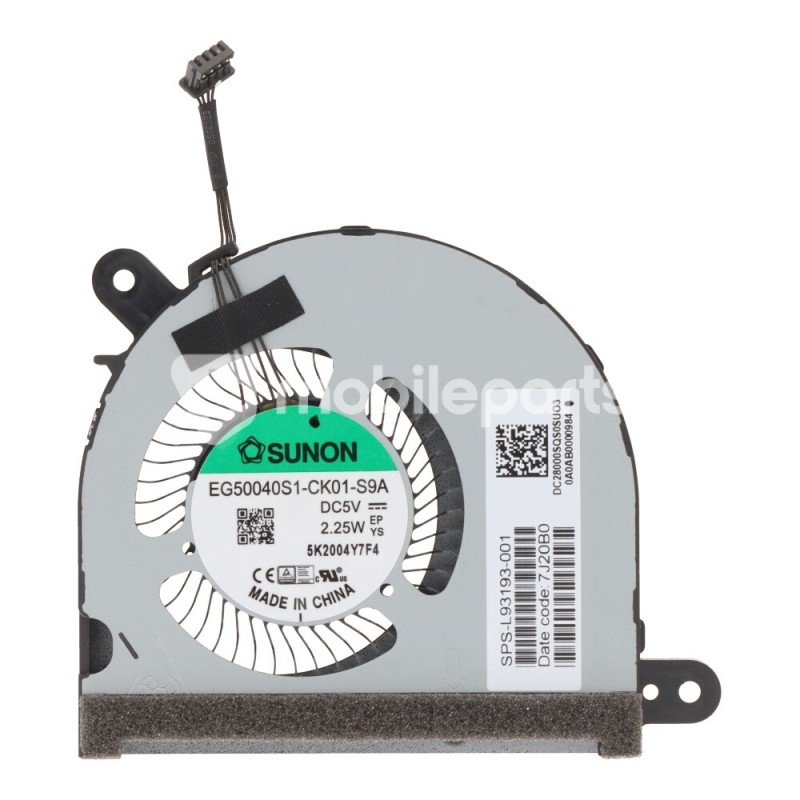 L93193-001 CPU FanHP Envy 15-EE- 15-ED- 15T-ED- 15M-EE-15M-ED