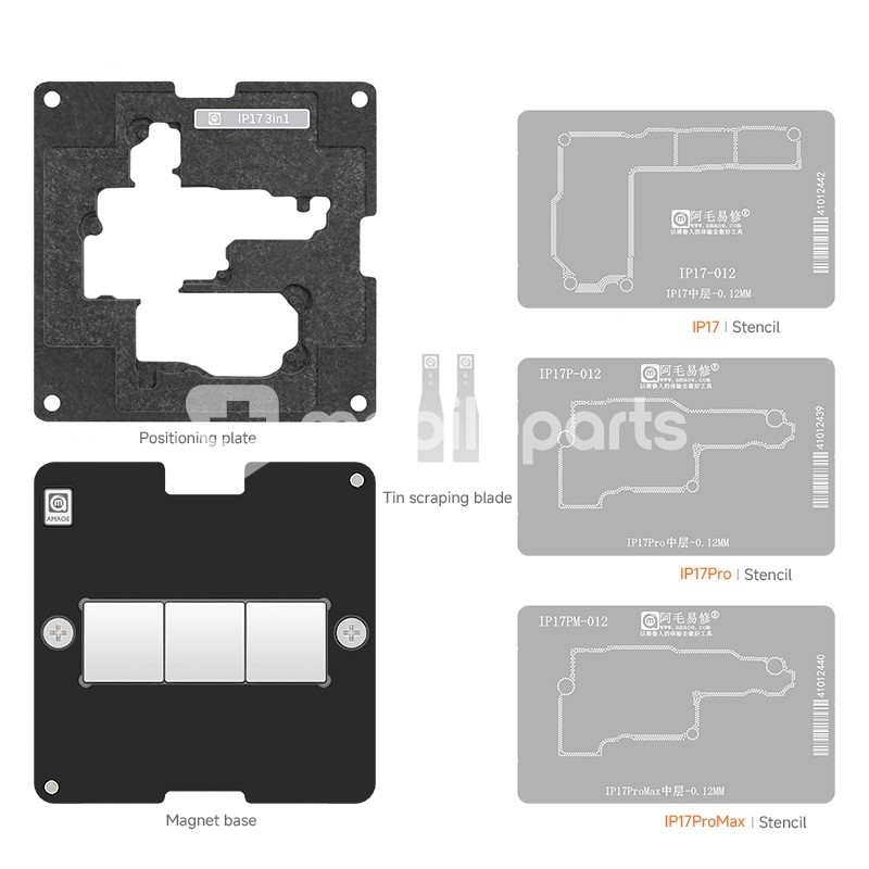 Amaoe 0.12MM SAM:16 CPU BGA Reballing Stencil Net  Samsung Galaxy A53