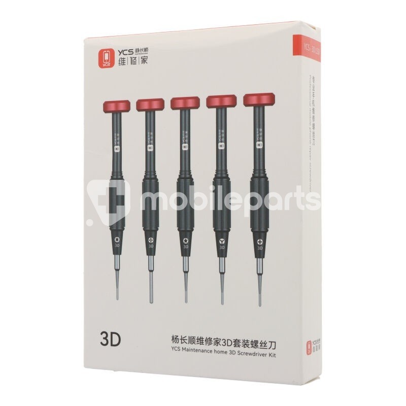 YCS T05 5 in 1 3D Strong Magnetic Screwdriver Set