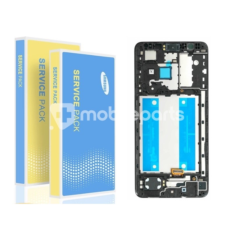 Display Touch + Frame Black Samsung SM-A013 A01 Ori