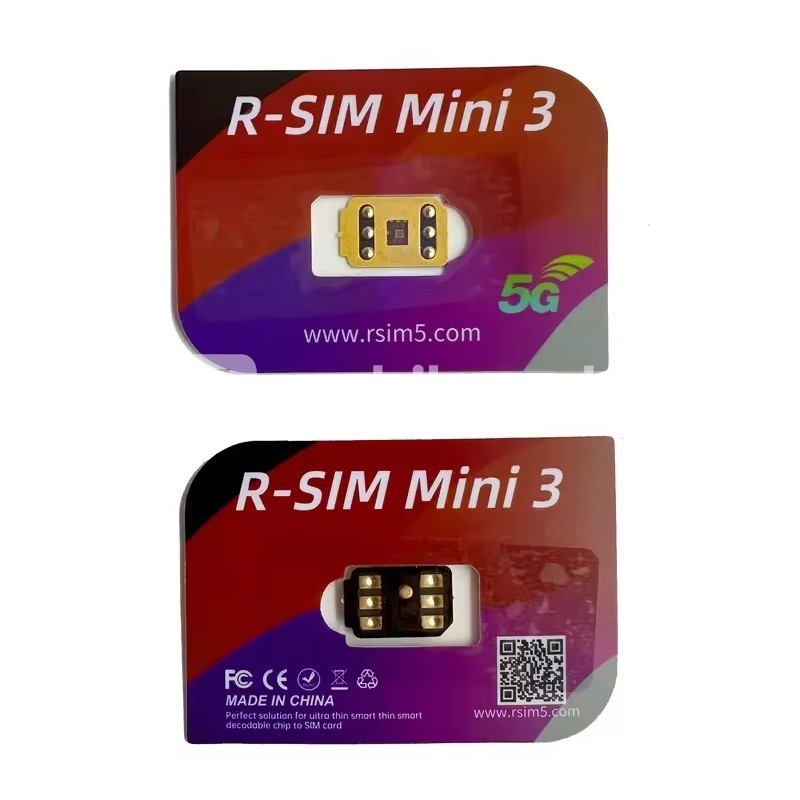 R-SIM Mini 3 Unlock Card Sticker iPhone 13-16 Pro Max