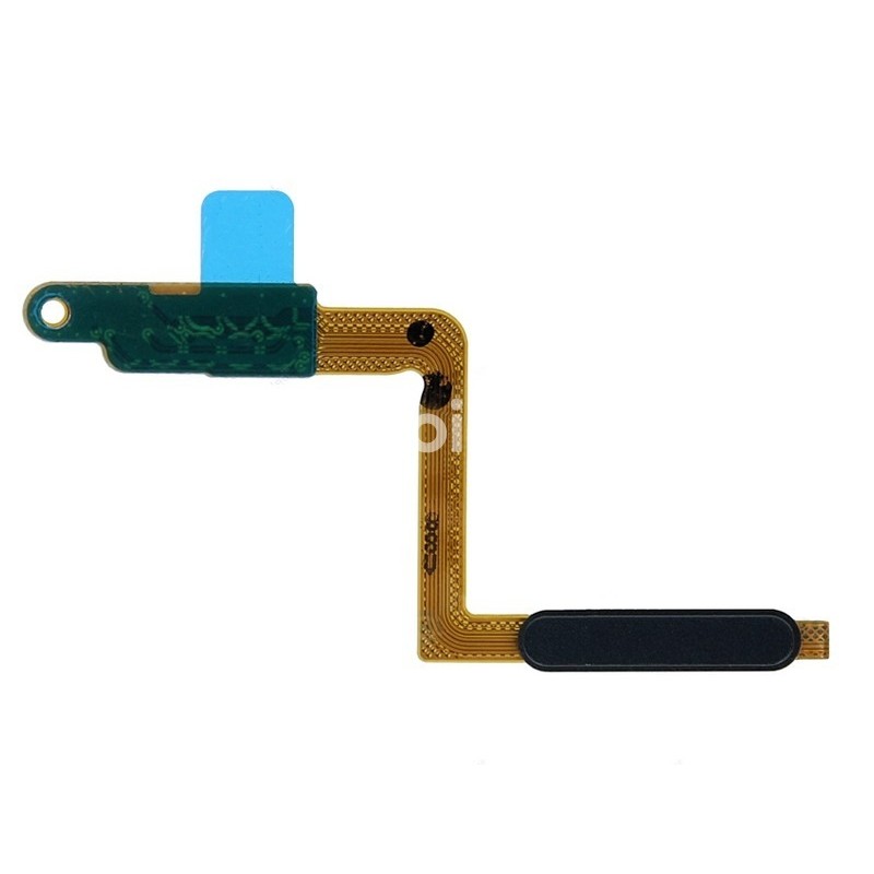 Fingerprint Black Flat Cable Samsung SM-A750 A7 2018