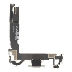 Charging Connector White Titanium Flex Cable iPhone 17 (PULLED)