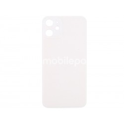 Rear Cover White iPhone 12 Big Hole (No Logo)