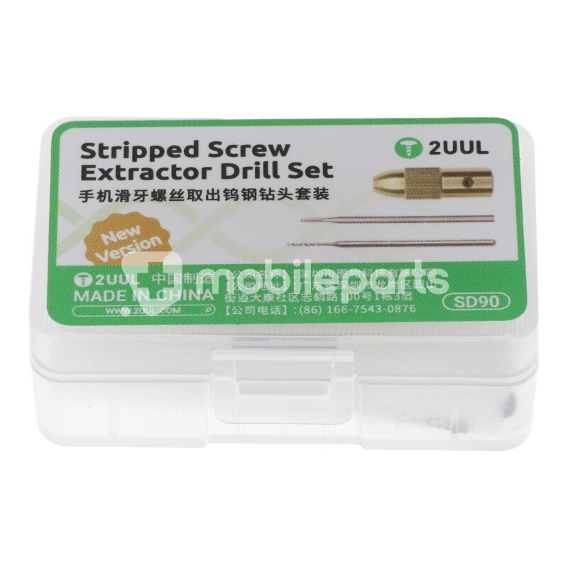 2UUL SD90 Stripped Screw Extractor Drill Set Mobile Phone Sliding Tooth