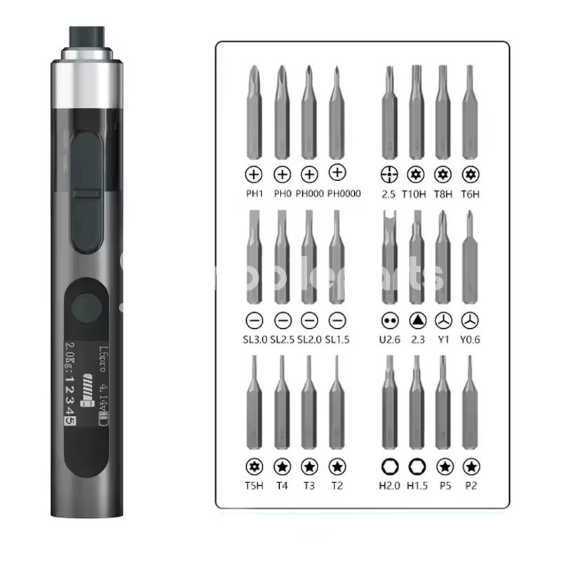 MaAnt L5 Pro Double Torque Adjustable Precision Electric Screwdriver Set with Bits*24