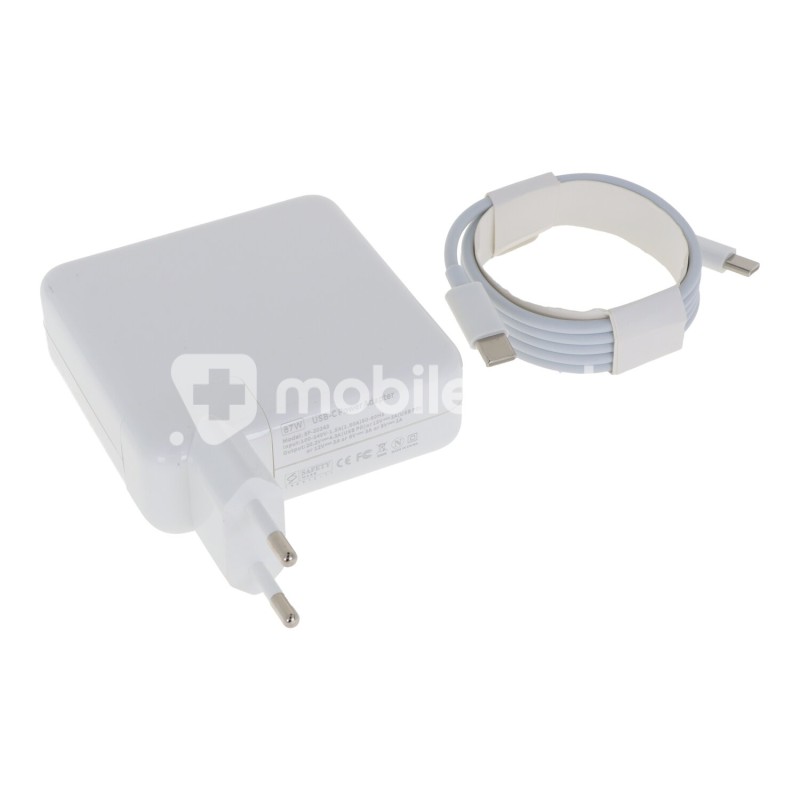 Charging Cable 87W Type - C to Type - C MacBook EU Plug
