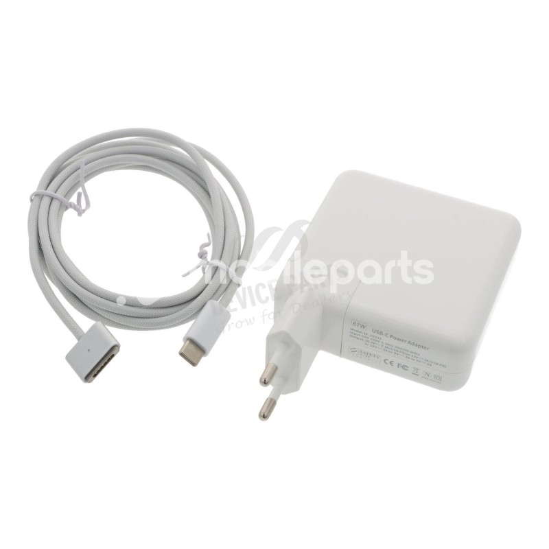 Charging Cable 67W Type - C to Magsafe 3 T-Style 5Pin EU Plug