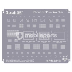 QIANLI 729 0.12MM Rework Repair BGA Reballing Stencil iPhone 17 Series