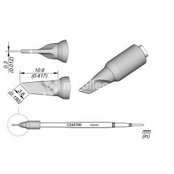 JBC C245789 Knife Cartridge 3.8 x 0.3