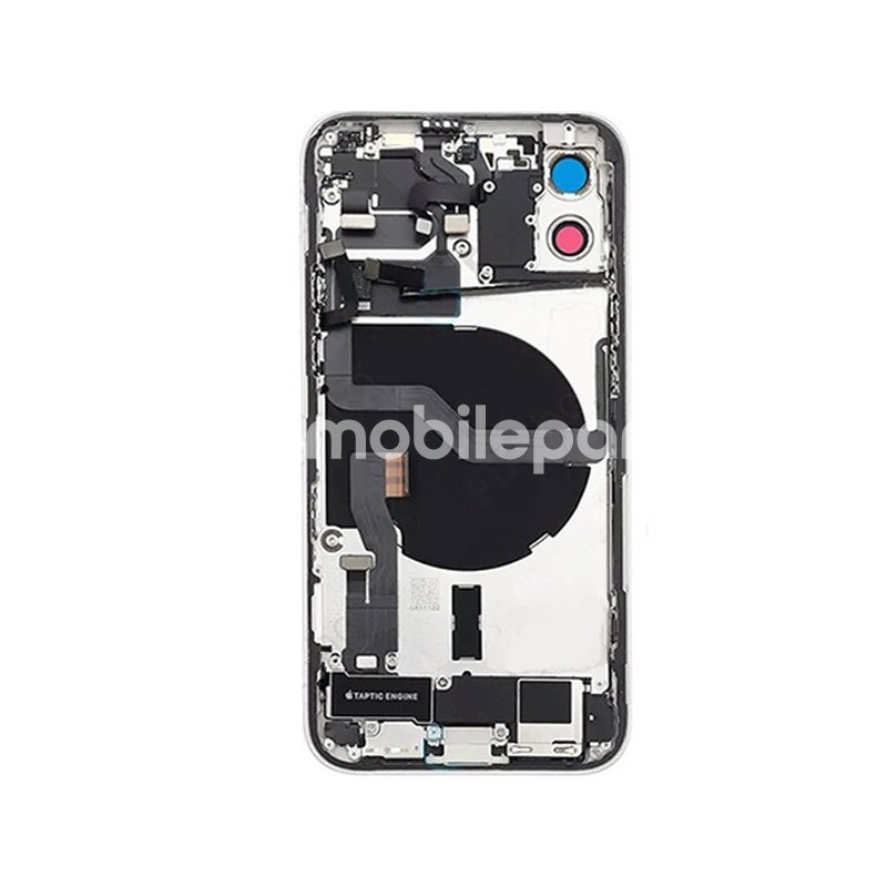 Rear Cover Full Parts White iPhone 12 No Logo