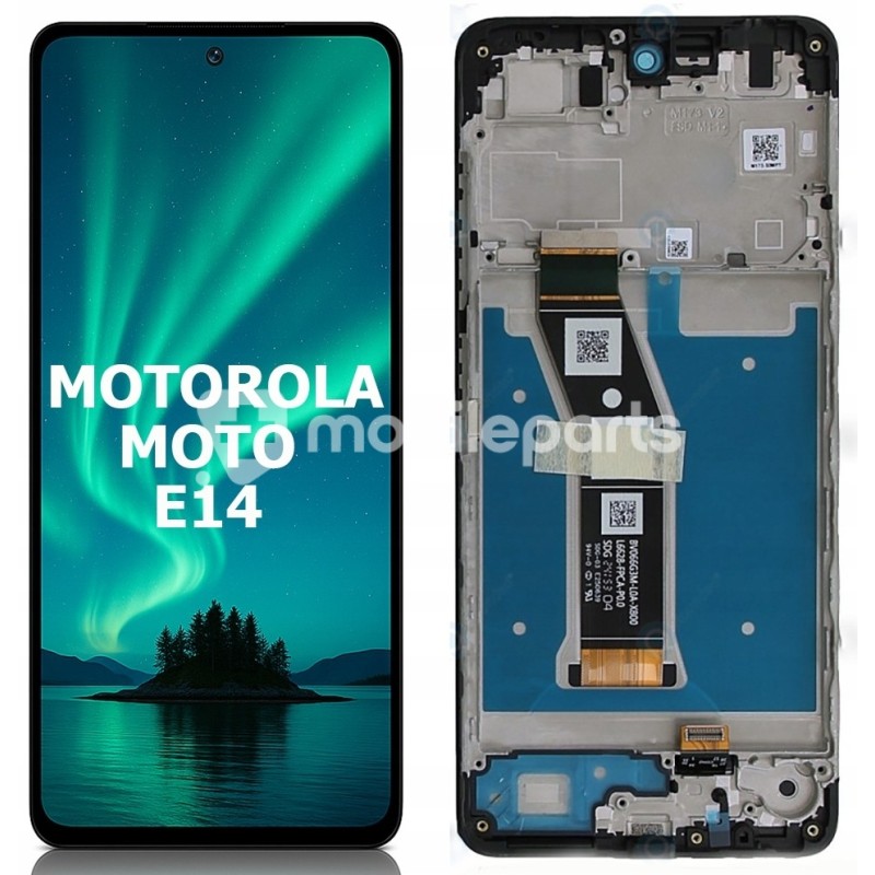 Display + Frame Black Motorola E14 (IPS)