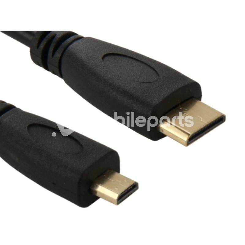 Mini HDMI Male to Micro HDMI Male Adapter Cable 1m