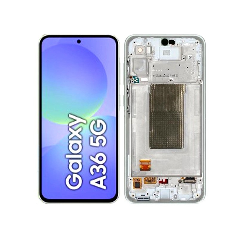 Display Touch + Frame Awesome Lime Samsung SM-A366 A36 5G Ori