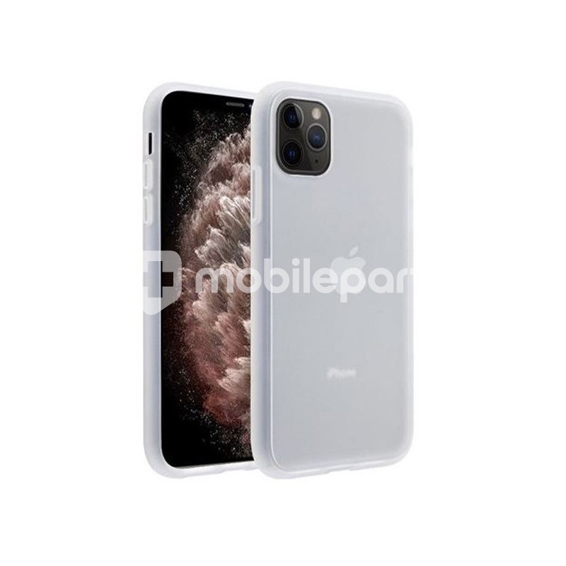 Protective Case TPU Transparent White iPhone 12 - 12 Pro