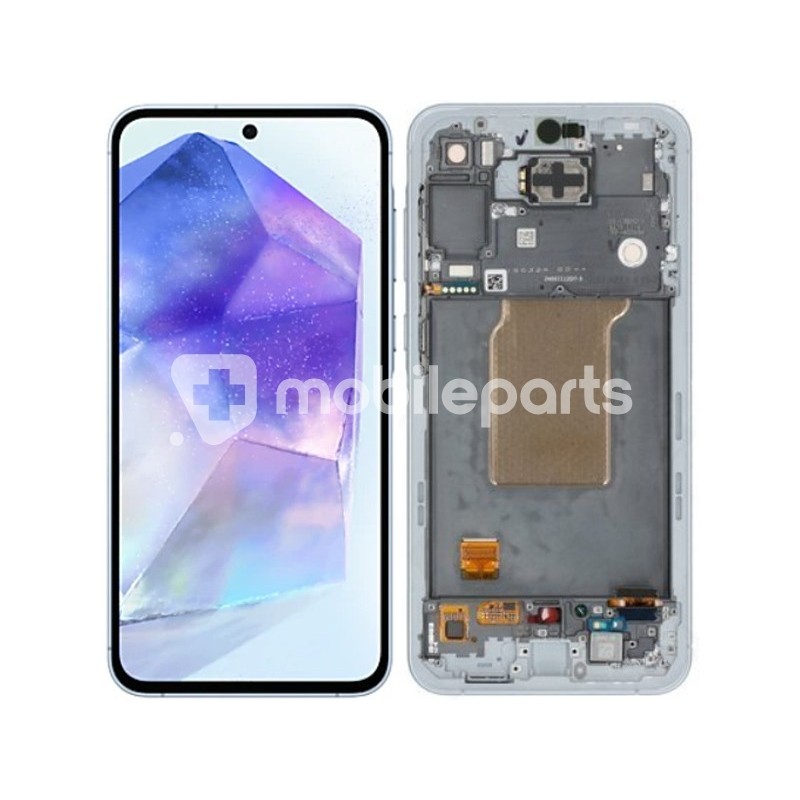 Display Touch + Frame Blue Samsung SM-A556B A55 5G (Assembled)