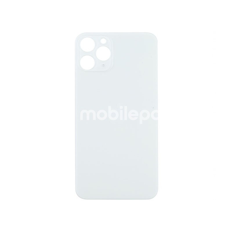 Rear Cover White iPhone 12 Pro Big Hole (No Logo)
