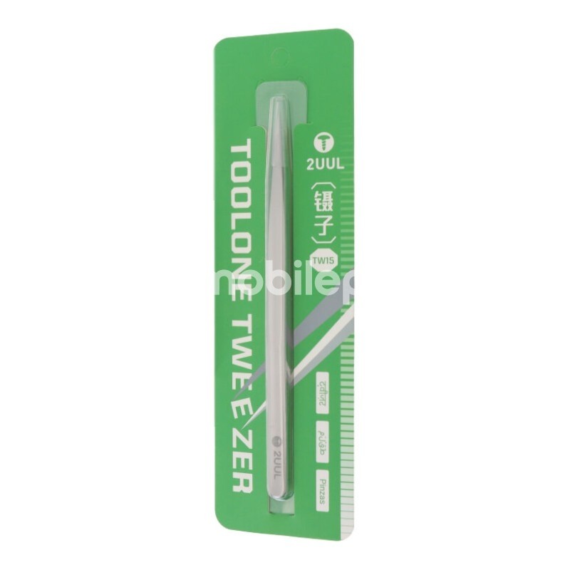 2UUL TW15 Extra-Fine Stainless Steel Precision Tweezers