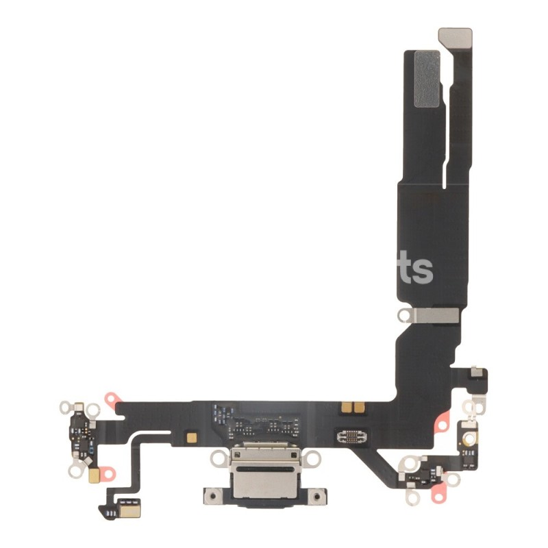 Charging Connector Black Titanium Flex Cable iPhone 17 (PULLED)