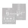 RELIFE RL-044 12 in 1 CPU Repair Steel Stencil Set for iPhone 6-17 Pro Max