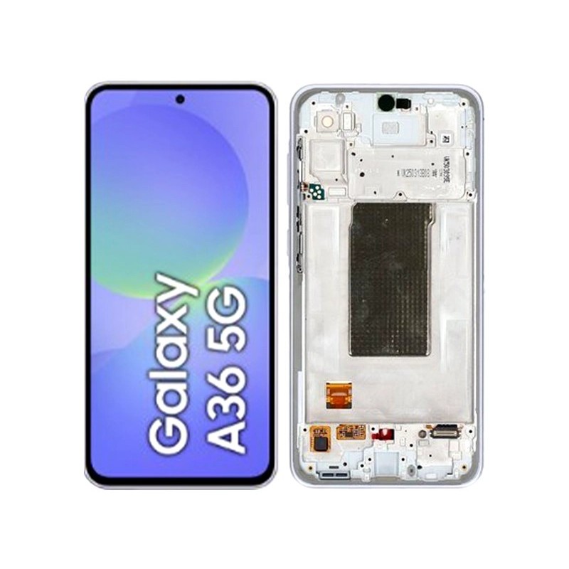 Display Touch + Frame Awesome White  Samsung SM-A366 A36 5G (Assembled)
