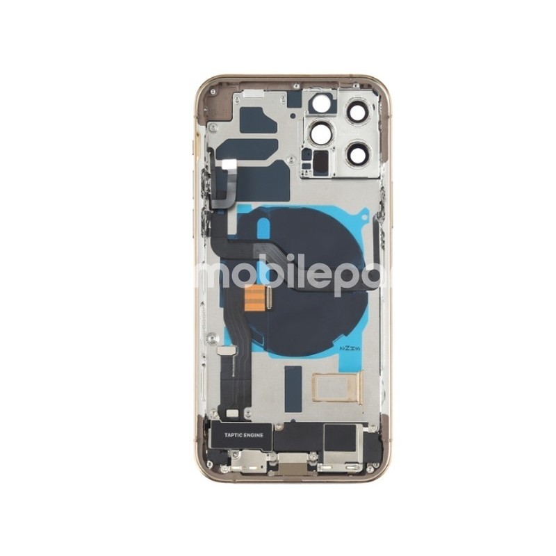 Rear Cover Full Parts Gold iPhone 12 Pro No Logo