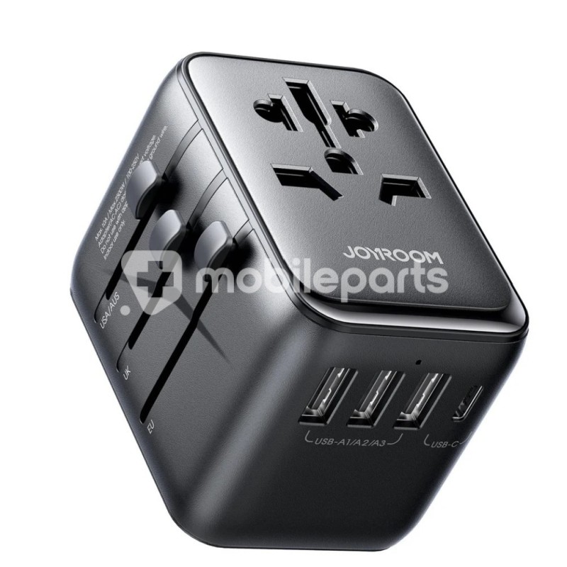 Joyroom JR-TCW01 20W Universal Travel Adapter-Black