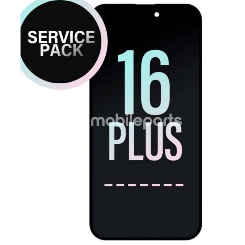Display Touch + Frame Black iPhone 16 Plus Ori (Without IC)