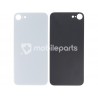 Rear Cover White iPhone SE 2020 - SE 2022 Big Hole No Logo