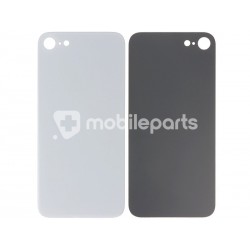 Rear Cover White iPhone SE 2020 - SE 2022 Small Hole No Logo