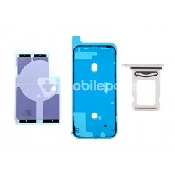 Rear Cover Full Parts White iPhone 12 Pro Max No Logo