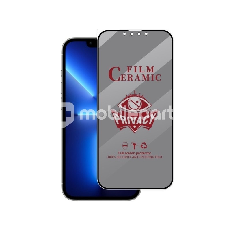 Tempered Ceramic Privacy iPhone 13 - 13 Pro - 14