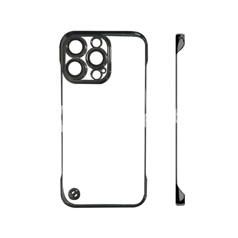 Stylish Ultra Thin Black Plating Case for iPhone 13 Pro