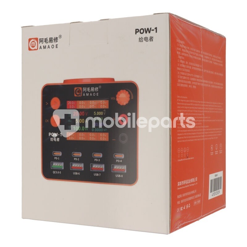 Amaoe POW-1 210W 16 in 1 Power Supply with Wireless Charging 220V EU Plug