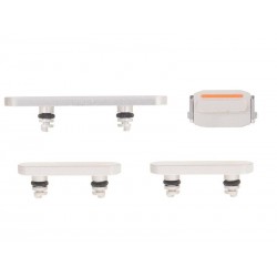 Set of 4 White External Keys iPhone 14 - 14 Plus