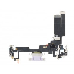 Charging Connector Flex Cable Purple iPhone 14 (PULLED)