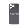 Rear Cover Black iPhone 14 Pro Max Big Hole No Logo