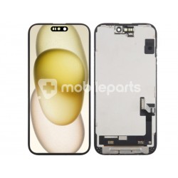 Display Touch + Frame Black iPhone 15 (Pulled)