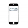Vetro Nero Con Pellicola Oca + Frame iPhone 5G