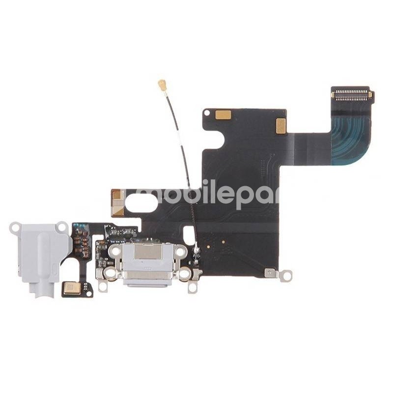 Connettore Di Ricarica Grigio Chiaro Flat Cable iPhone 6 TOP AAA No Logo
