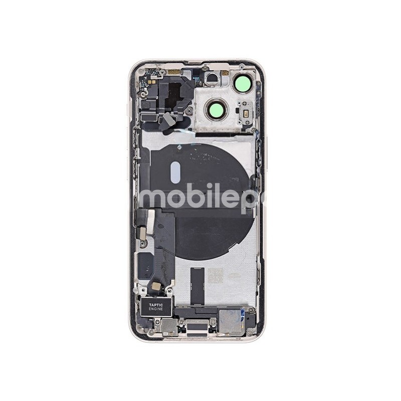 Rear Cover Full Parts White iPhone 13 Mini No Logo