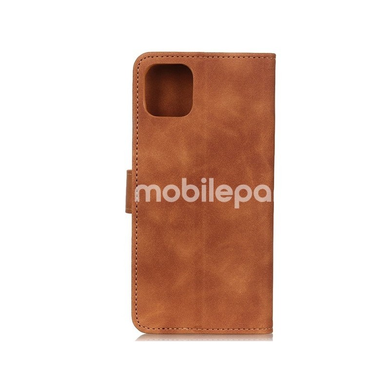 Case With Holder Card  Slots  Wallet IPhone 12 Mini Brown