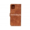 Case With Holder Card  Slots  Wallet IPhone 12 Mini Brown