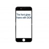Vetro Nero Con Pellicola Oca + Frame iPhone 6S Plus