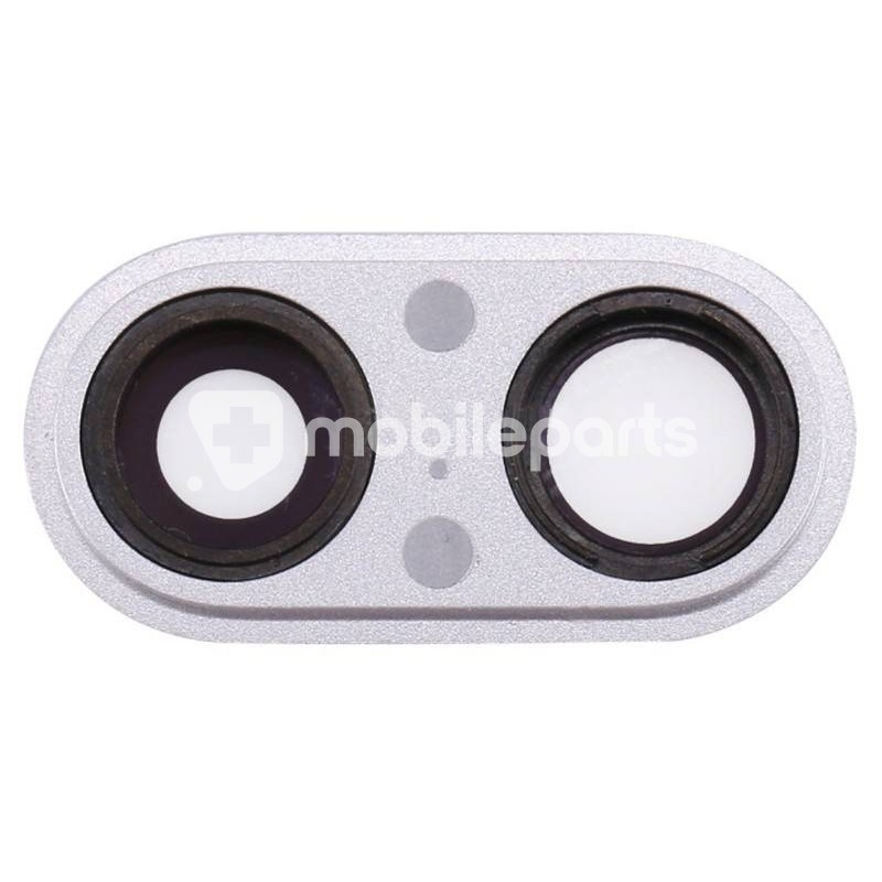 Camera Lens + Frame Silver iPhone 8 Plus